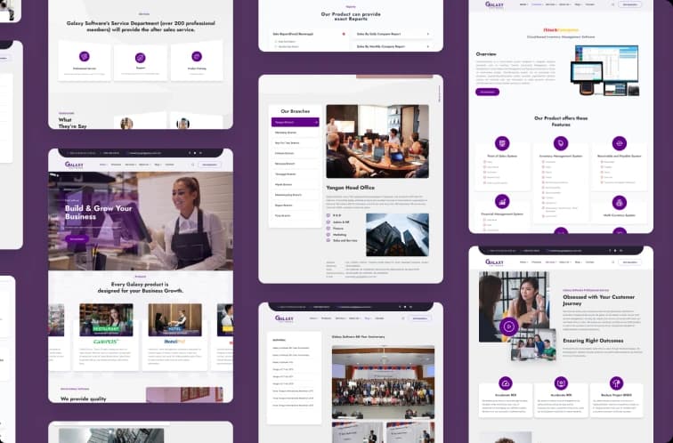 Galaxy Software Website Redesign