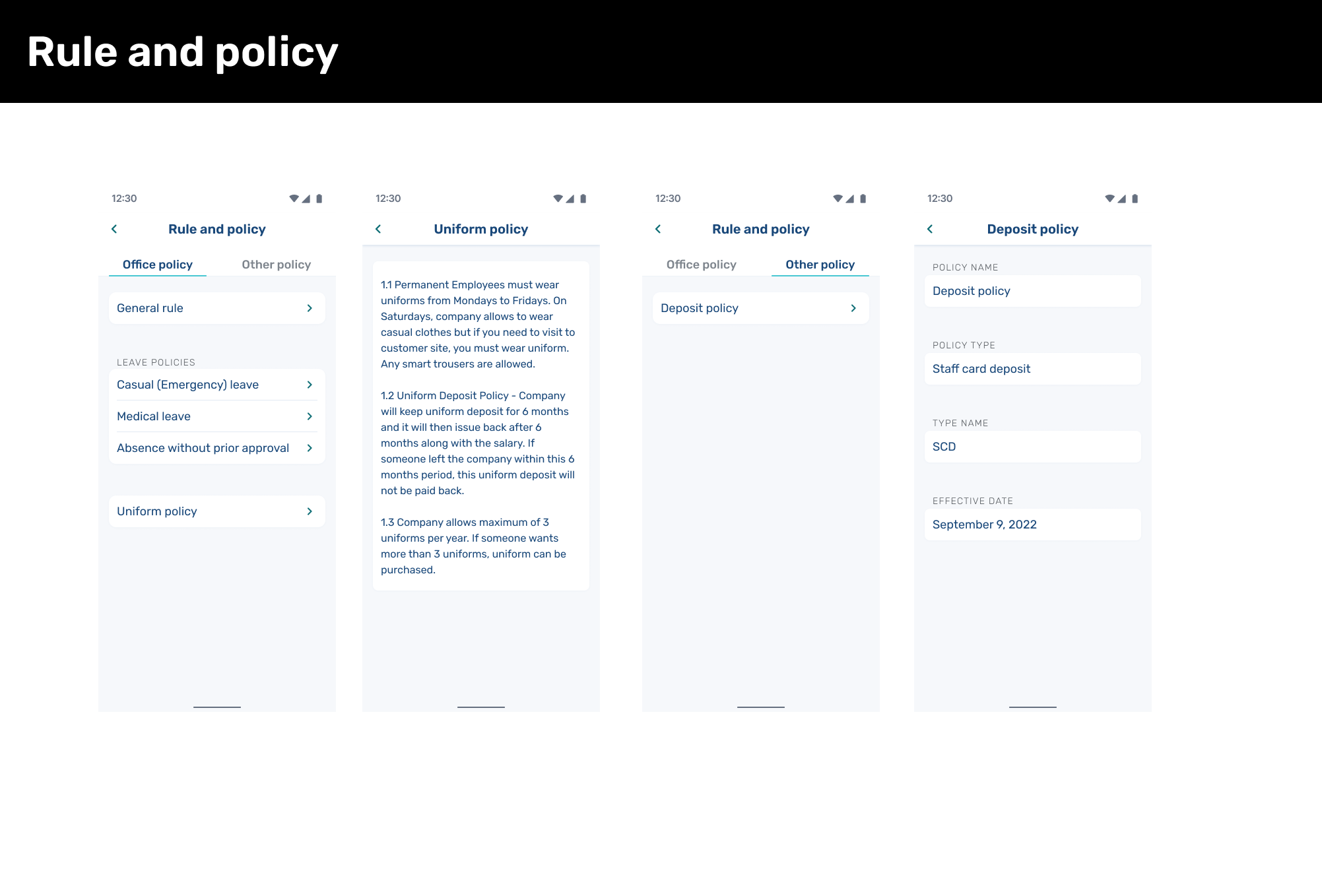 Rules & Policy Browser