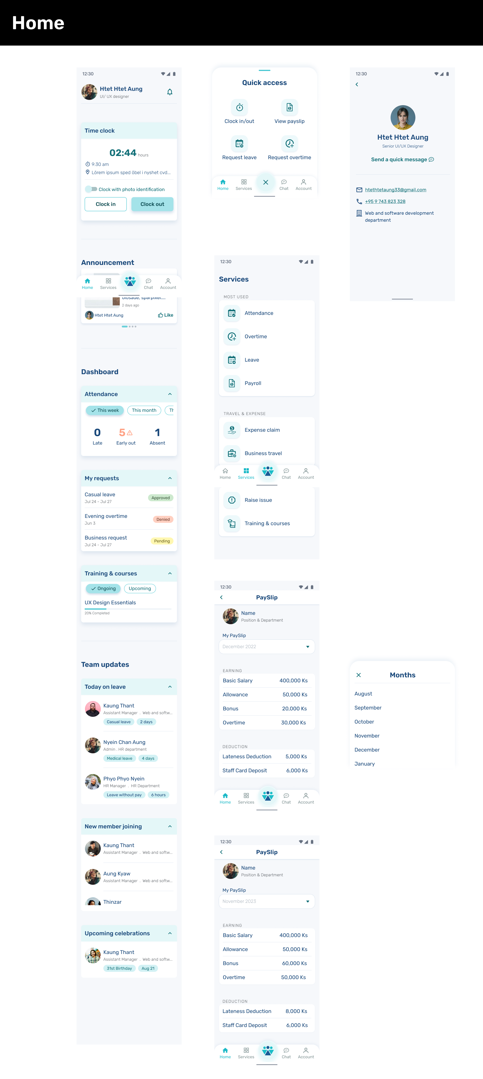 Home Dashboard