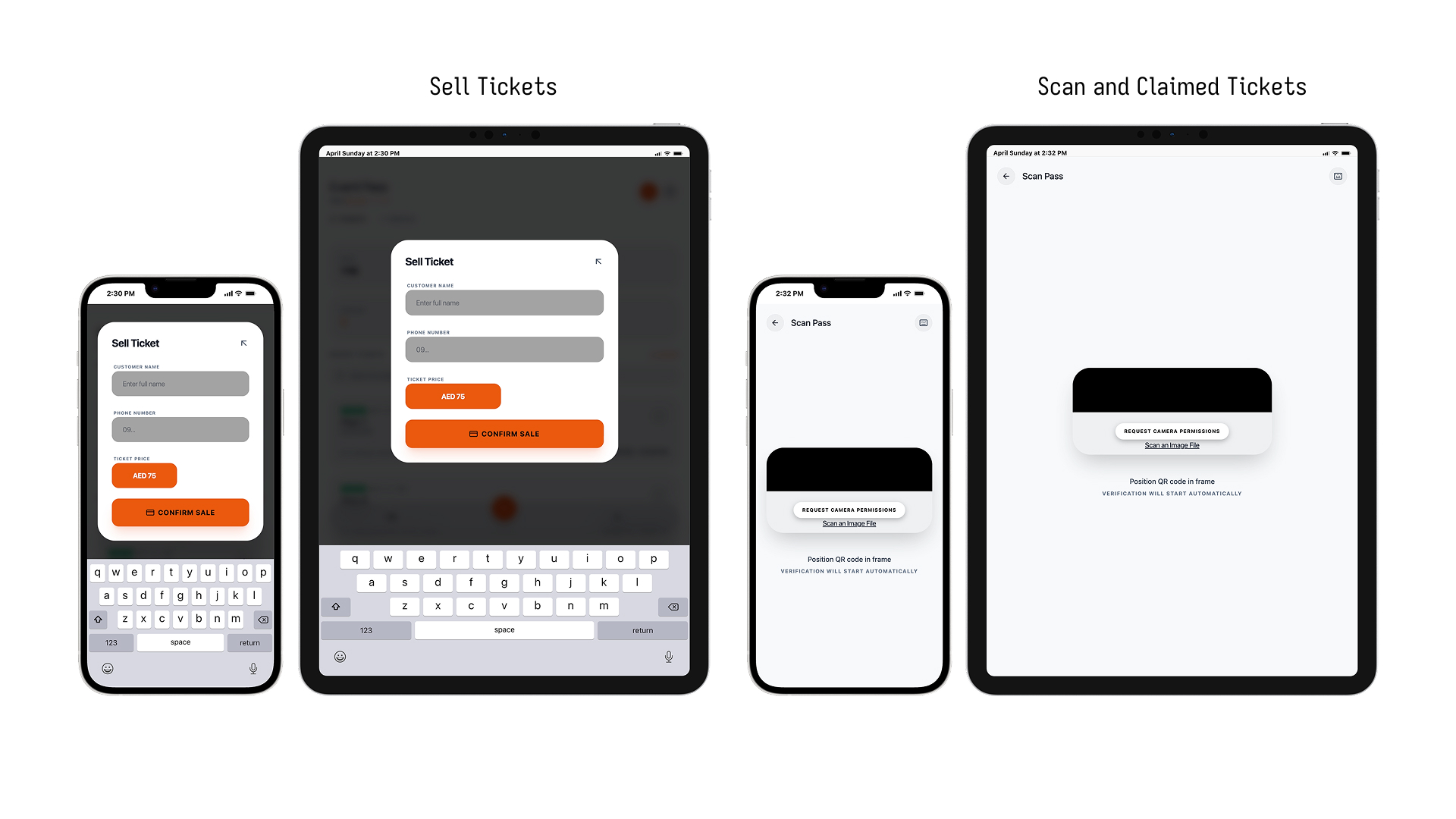 Sell & Scan Tickets