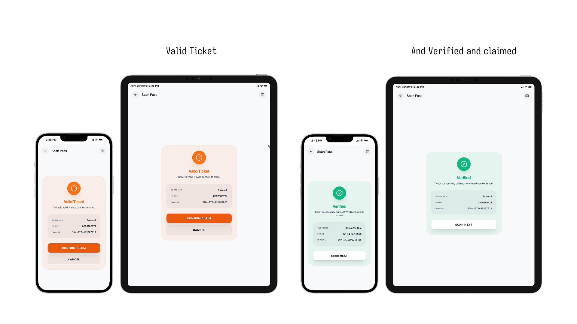 Valid Ticket Claim